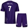 Conjunto (Camiseta+Pantalón Corto) Real Madrid Vini JR 7 Cuarta Equipación 23-24 - Niño